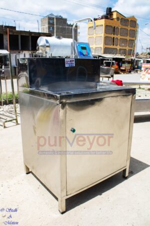 One tap vending unit with jet rinser